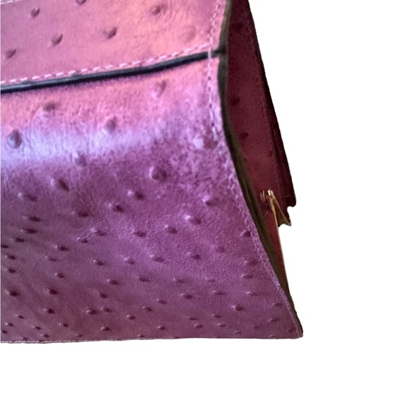 Coach 49850 Legacy Framed Ostrich Embossed Leather Large Clutch Wallet - Picture 10 of 12